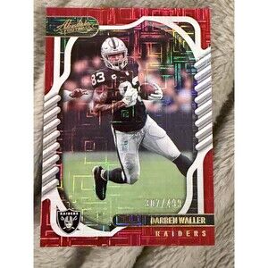 2022 Panini Absolute - Darren Waller #62 Red Squares /499